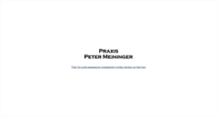 Desktop Screenshot of peter-meininger.de