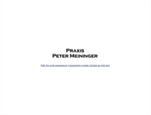 Tablet Screenshot of peter-meininger.de